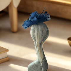Vintage Horse Racing Model Hair Accessory Feather Headpiece