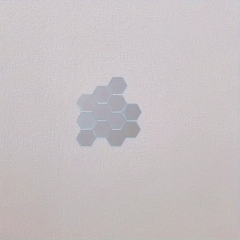 12pcs Hexagon Mirror Wall Stickers DIY Apartment Decor Easy Apply