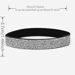 Rhinestone Elastic Waist Belt Women's Crystal Girdle Night Out