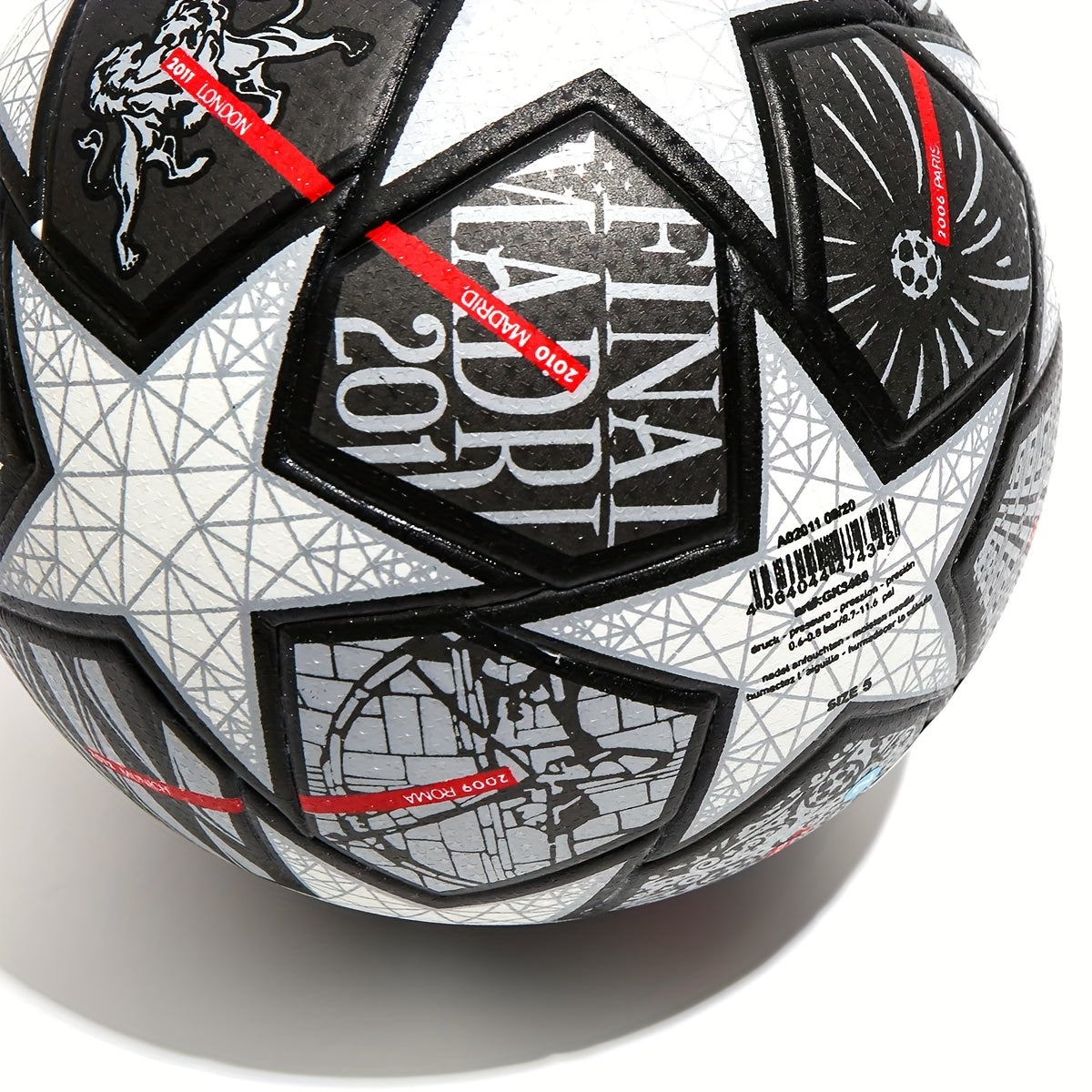 Size 5 Pu Leather Soccer Ball with Needle & Ball Net