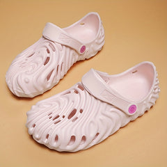 Women's Solid Clogs Hole Sandals Soft Sole Summer Non Slip Casual Sandals