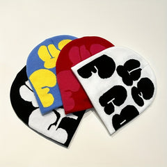 Fashionable Ear Protection Knit Beanie Hat Autumn Winter Ski Cold Hat