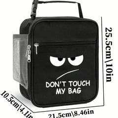 Don't Touch Me Insulated Lunch Bag Portable Thermal Picnic Tote Bag