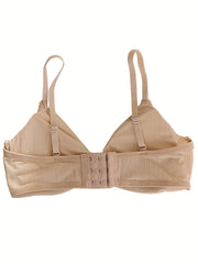 3pcs Girls Cami Bras Solid Threaded Bow Decor Comfortable Undershirt