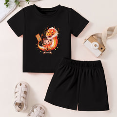 Toddler Lucky Dragon T-Shirt & Shorts Set