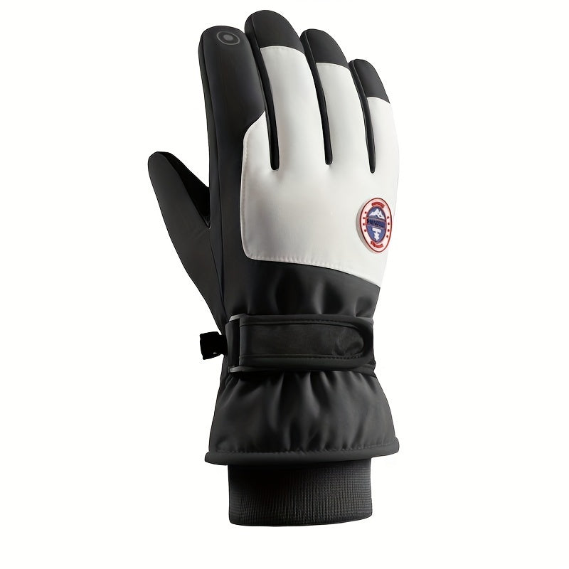 Winter Thickened Warm Keeping Gloves for Outdoor Riding & Skiing