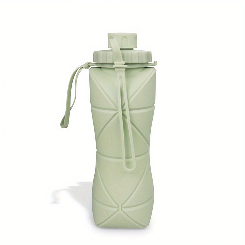 600ml Silicone Folding Water Cup Telescopic Bottle Outdoor Sports Travel Fitness