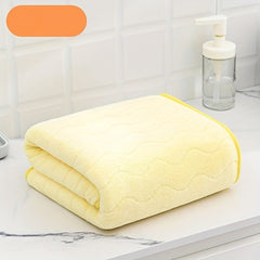 Soft Coral Fleece Bath Towel, Absorbent, Skin-friendly, 27x56.5 inches