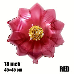 4 Pcs Flower Balloons for Kids' Birthdays, Weddings, and Holidays