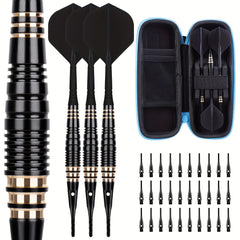 3pcs Copper Dart Set with PU Bag and 30 Dart Tips