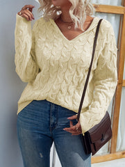 Casual Jacquard Hooded Jumper Medium Stretch