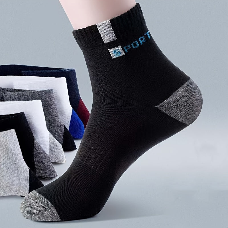 10pairs Boys Breathable Sports Socks Kids Students Children's Socks
