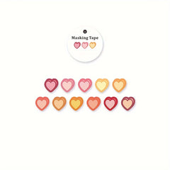 Love Confession Washi Tape Stickers Set - 100pcs