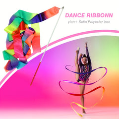 Gradient Gymnastics Ribbon With Stick 2m 4m 78 74in 157 48in