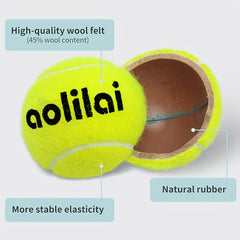 3pcs Set Portable Sports Tennis Ball for Outdoor Training