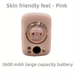 Cartoon Hand Warmer Mobile Phone Power Supply With LED Dazzling Lights