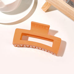 Multicolor Acrylic Hair Clip Thick Rectangle Claw Clips