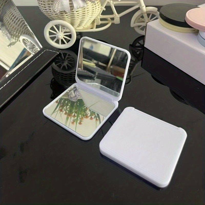 Square Vanity Mirror 1X2X Magnification Foldable Makeup Mirror
