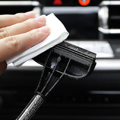 Car Rearview Mirror Wiper Telescopic Squeegee Cleaner Long Handle