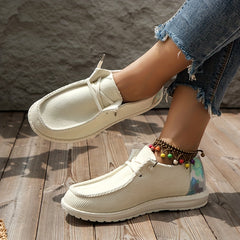 Women's Low Top Loafers Comfort Slip On Shoes Casual Walking Shoes