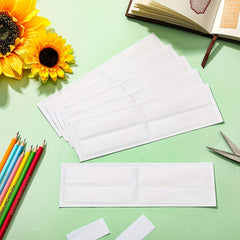 32pcs Waterproof Adhesive Label Holder PVC Sticker
