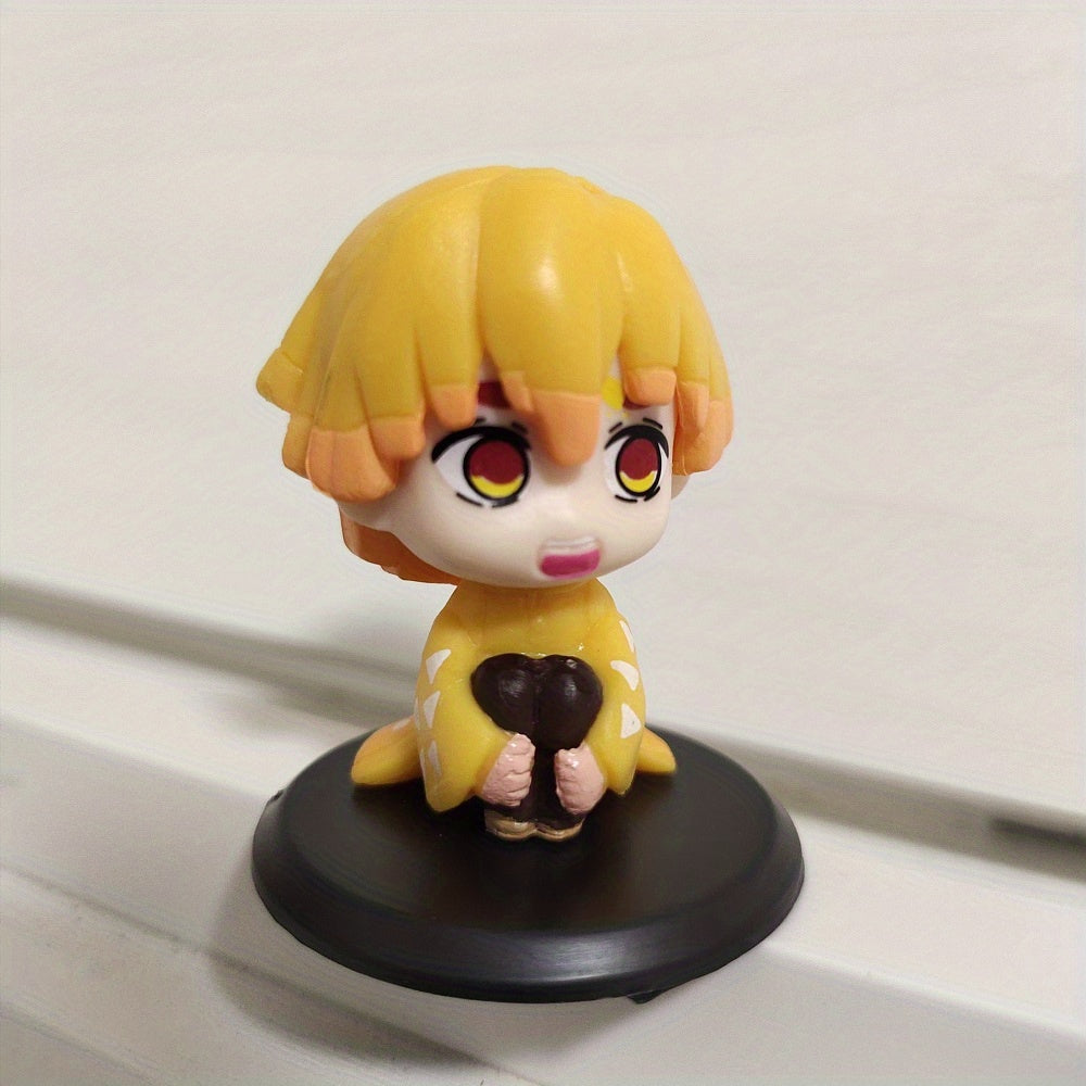 Set Of 5 Anime Figures Toys Children's Fan Series Desktop Accessories