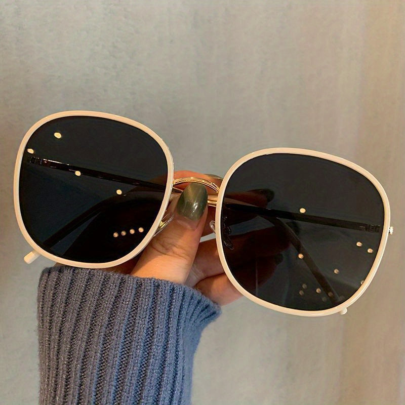 Oversized Cat Eye Sunglasses Casual Oval Frame Glasses UV400
