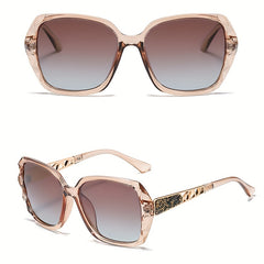 Cat Eye Sunglasses Gradient Lens Hollow Out Temple UV400