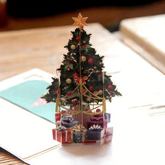 3D Christmas Greeting Card Handwritten Message Creative Gift