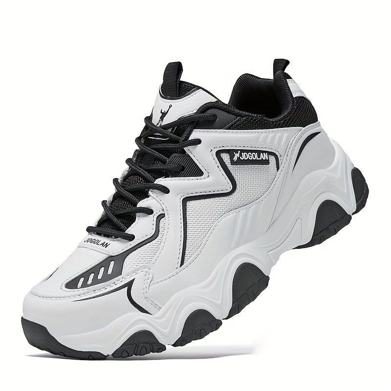 Men's Lace up Chunky Sneakers Dad Shoes Athletic Shoes