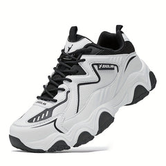 Men's Lace up Chunky Sneakers Dad Shoes Athletic Shoes