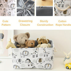 Giraffe Storage Basket Laundry Cube Diaper Toy Storage Bag