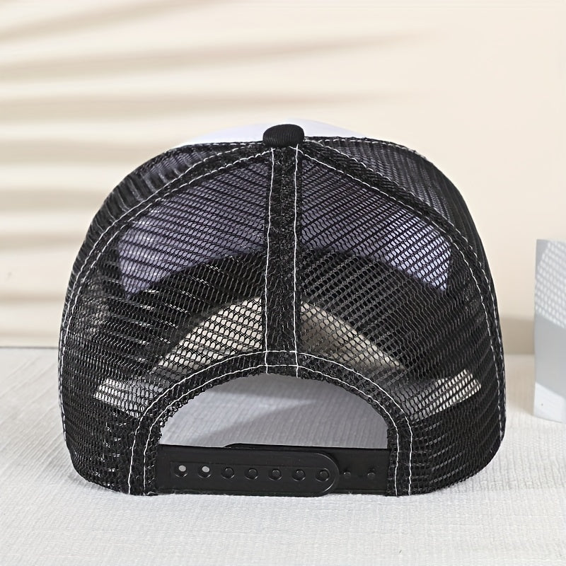 Animal Embroidery Baseball Cap Sunshade Peaked Cap
