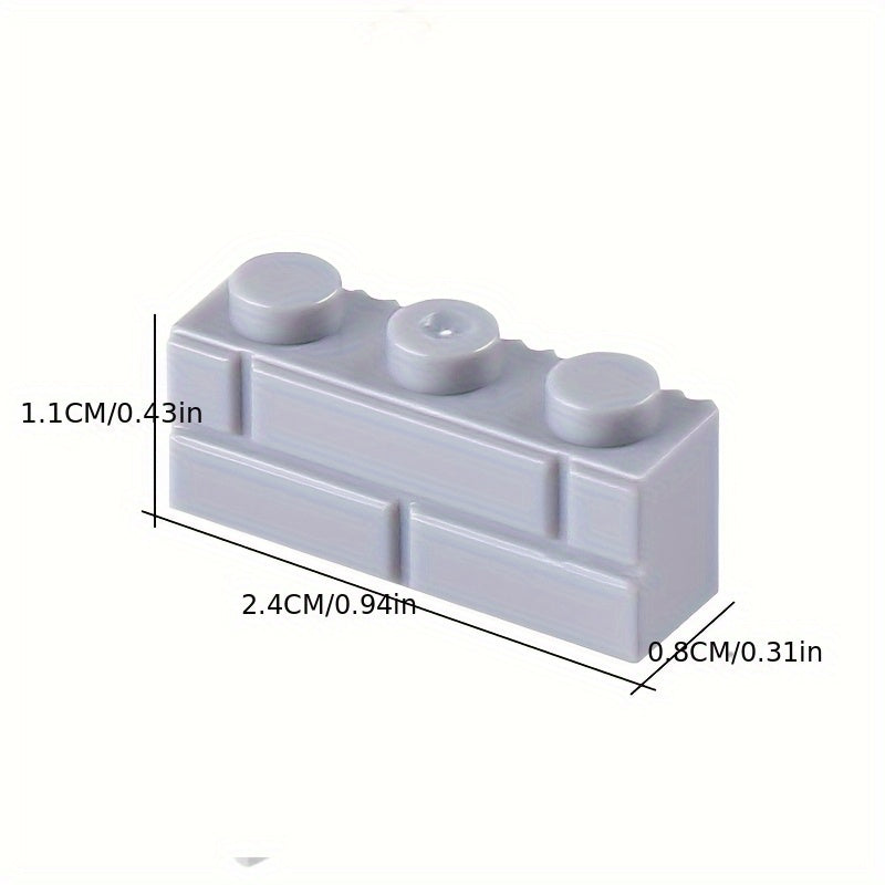 Wall Bricks Assortment for Military Fence and DIY - Various Sizes
