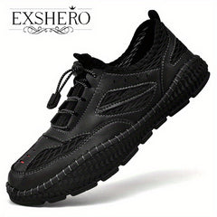 EXSHERO Men's Summer Casual Platform Shoes Outdoor Sneakers