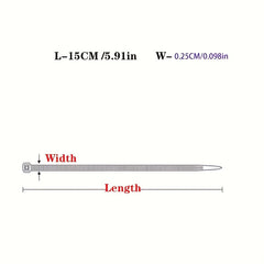 100pcs Self Locking Cable Ties Insulation Small Business