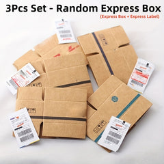 6pcs Mini Paper Box Gift Set 1:12 Scale Decorative Furniture Accessories