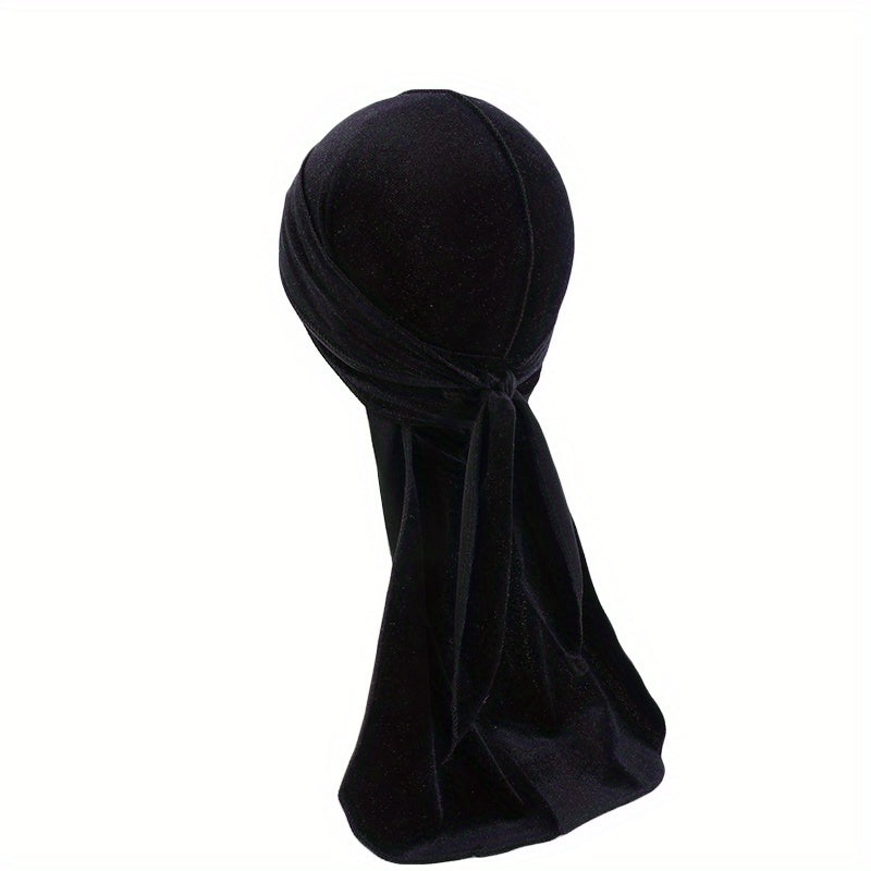 Kids Velvet Durags Bandana Turban Hat Doo Rag Waves Cap Headband Wraps
