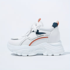 Women's Thick Bottom Sport Shoes Lightweight Non slip Chunky Sneakers