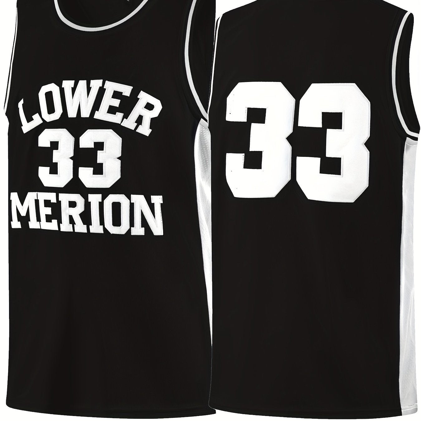 Men's 33 Embroidered Basketball Jersey Retro Breathable Stitched Sports Uniform
