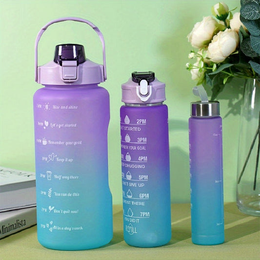 Gradient Sports Water Bottle for Office School Gym Leakproof Fitness Bottle