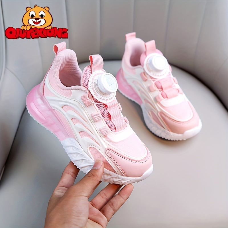 Girls Breathable Platform Sneakers Hook Loop Non Slip Shoes