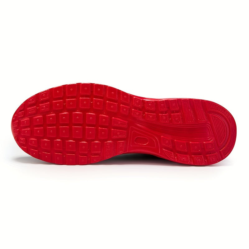 Unisex Knit Sneaker Lace-up Lightweight Shoes for Outdoors