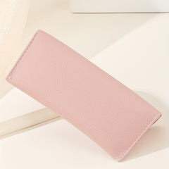Solid Glasses Bag PU Leather Sunglasses Storage Pouch Case