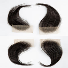 Fluffy Hair Daily Use Natural Looking Invisible Hairline Human Hair Baby Hair