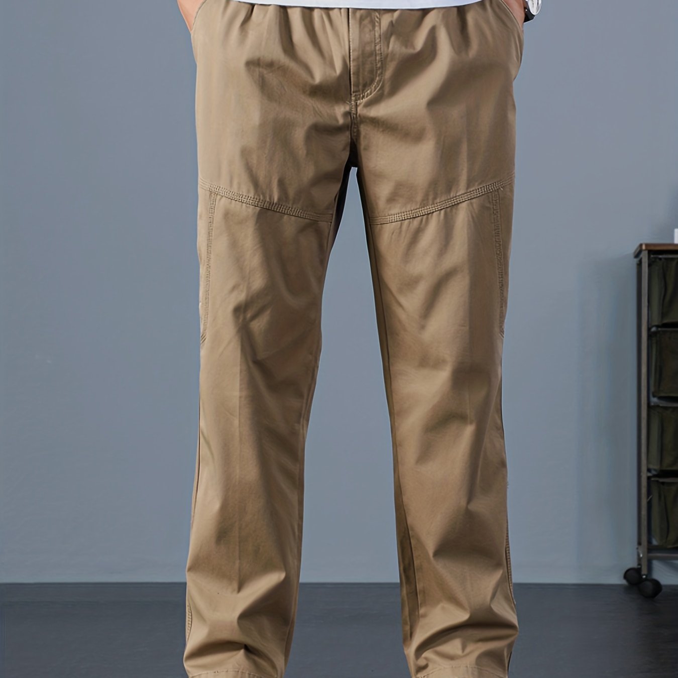 Men's Vintage Active Stretch Casual Trousers for Outdoor