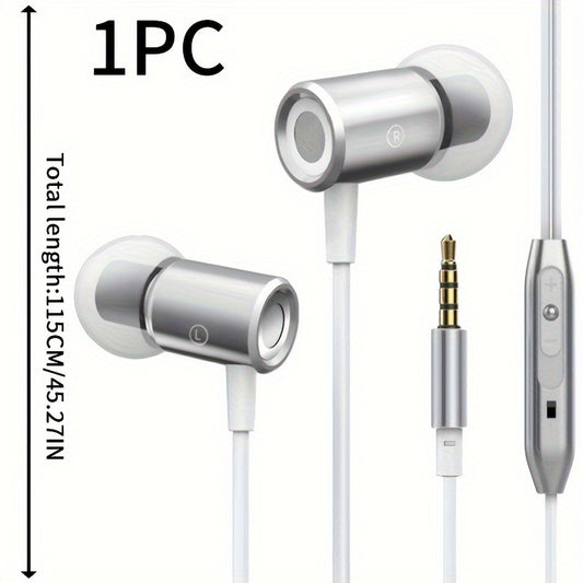 Metal Magnetic In-ear Headphones with Heavy Bass
