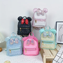 Sequin Backpack for Kids Lightweight School Bag