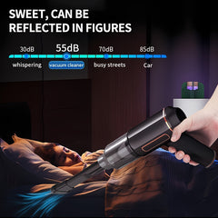 Wireless Car Vacuum Cleaner High Power Dual Use USB Charging