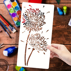 Dandelion DIY Layering Stencils Wall Painting Scrapbook Coloring Template